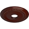 Ekena Millwork Classic Ceiling Medallion (Fits Canopies up to 12 3/4"), 18 5/8"OD 4"ID x 1 1/8"P, Brushed Mahogany CM19CLBMF - alternate 2